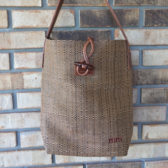 Martha Mathers Brown Tote - Picture 1 of 7